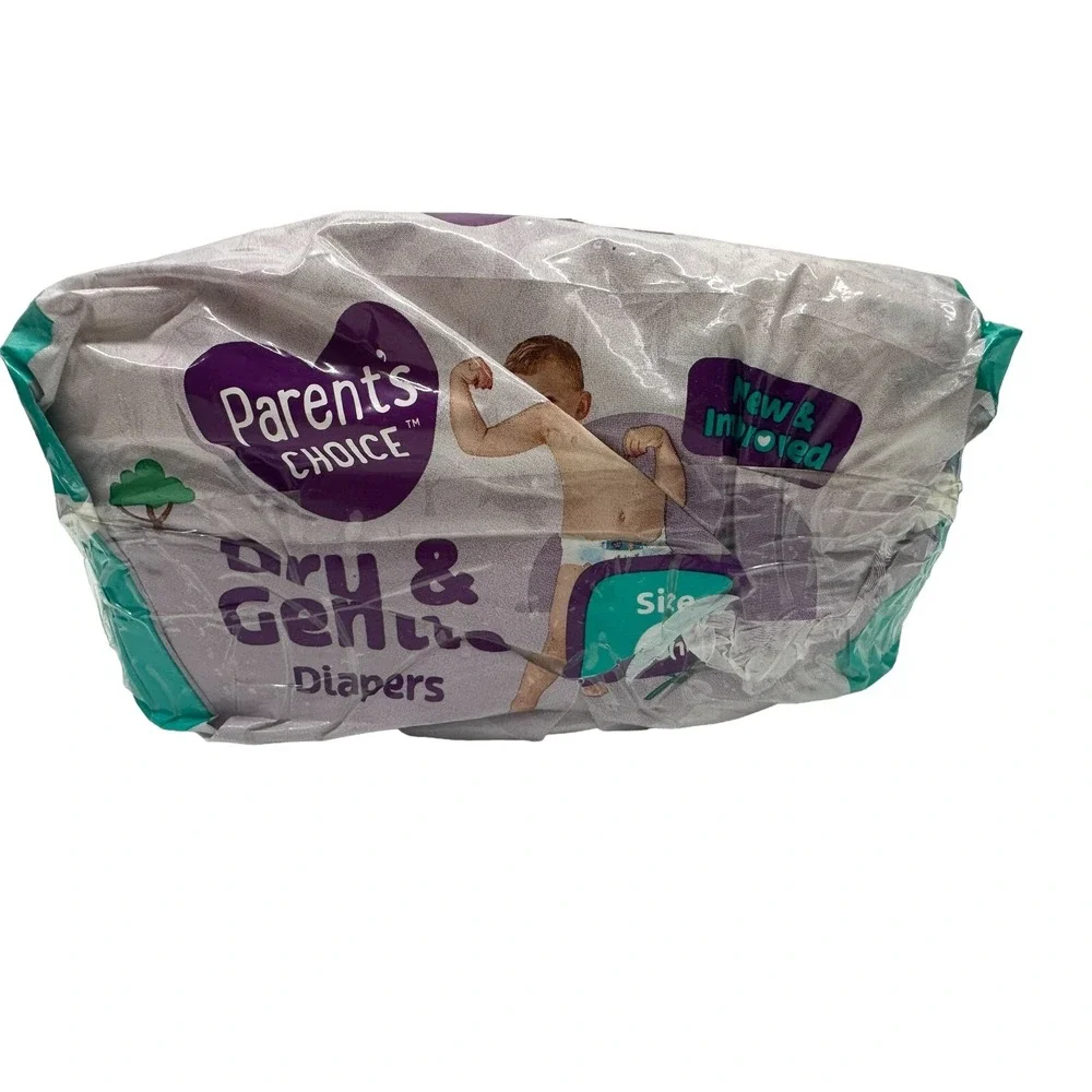Parent's Choice Diapers‎ Dry & Gentle Size 6 Wiggle Proof Leak Proof 22 Count